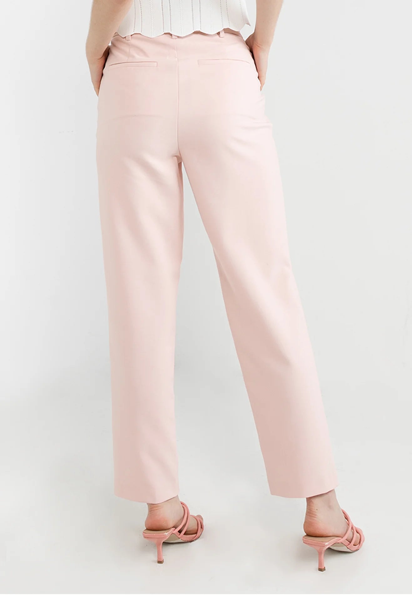 ELLE Apparel Streamline Elegance Straight Cut Pants