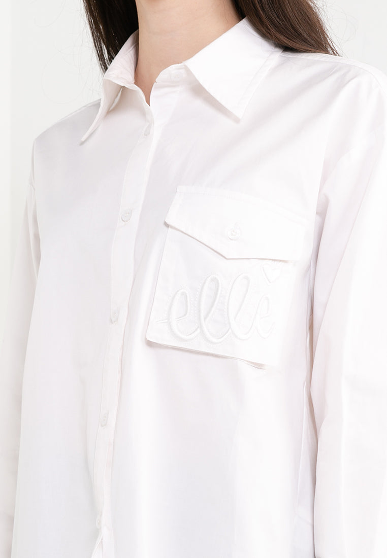 ELLE Leisure The Wonder Collection: Oversized Shirt with Envelope Pocket