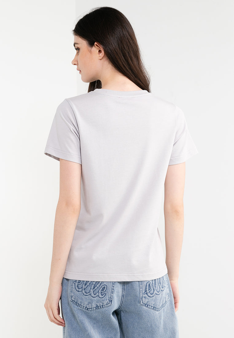 ELLE Leisure The Wonder Collection: Wonder Power Love Wings Badge Tee