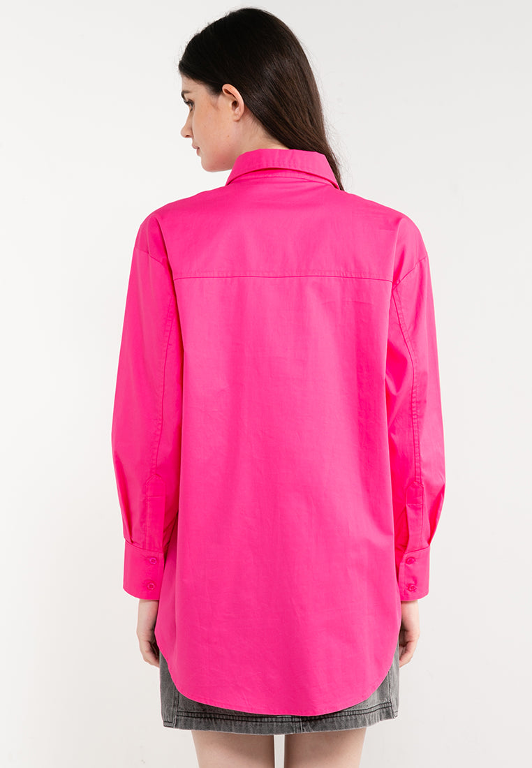 ELLE Leisure The Wonder Collection: Oversized Shirt with Envelope Pocket