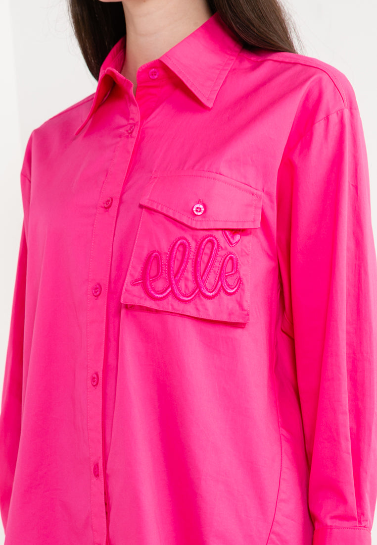 ELLE Leisure The Wonder Collection: Oversized Shirt with Envelope Pocket