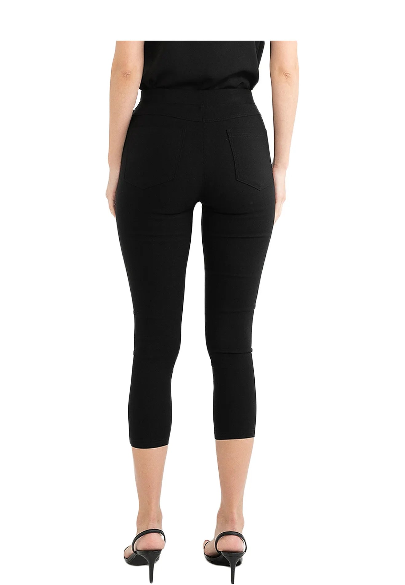 VOIR JEANS High Elastic Waist Ankle Length Jeggings
