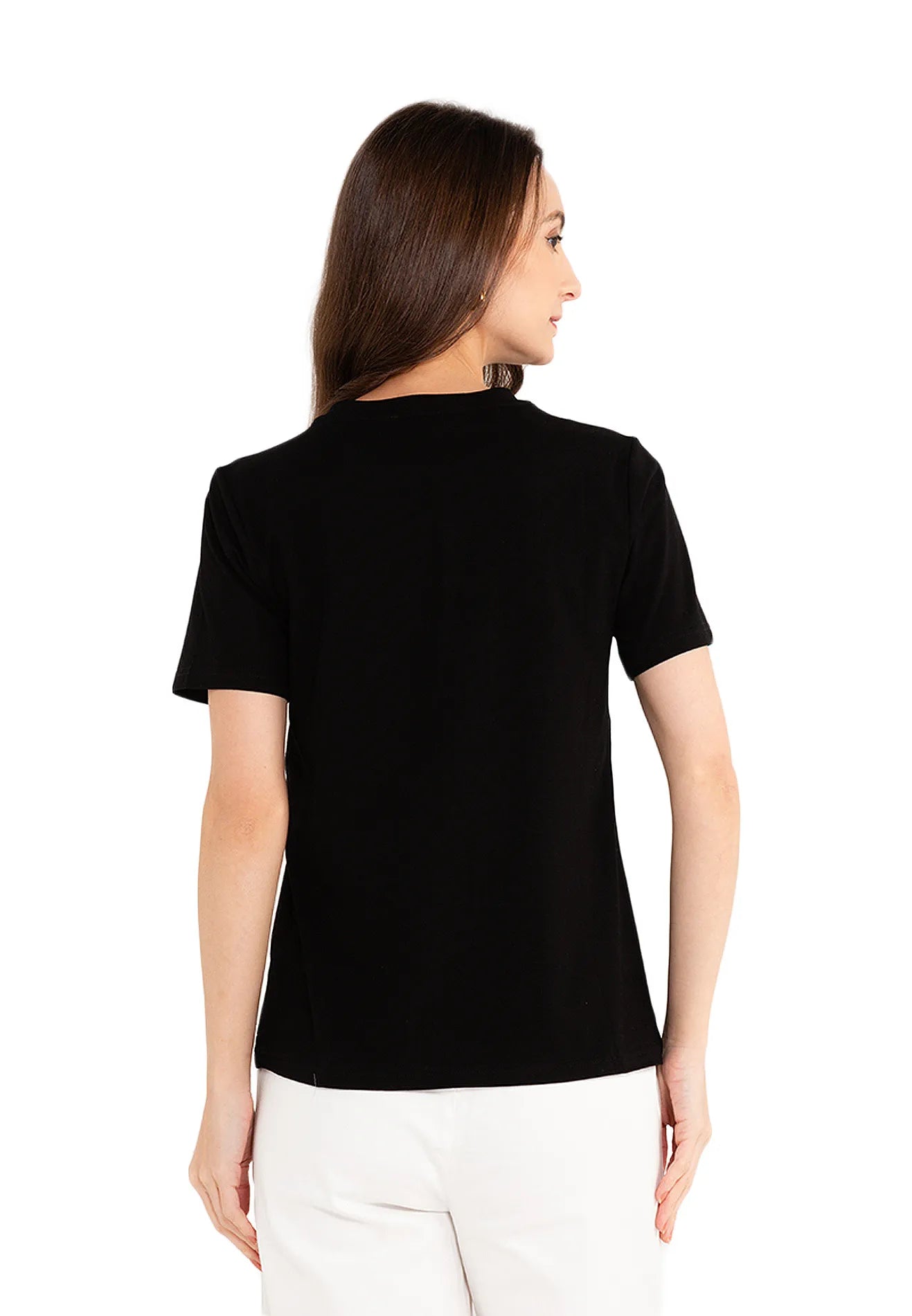 ELLE Leisure Basic Cotton Logo Tee