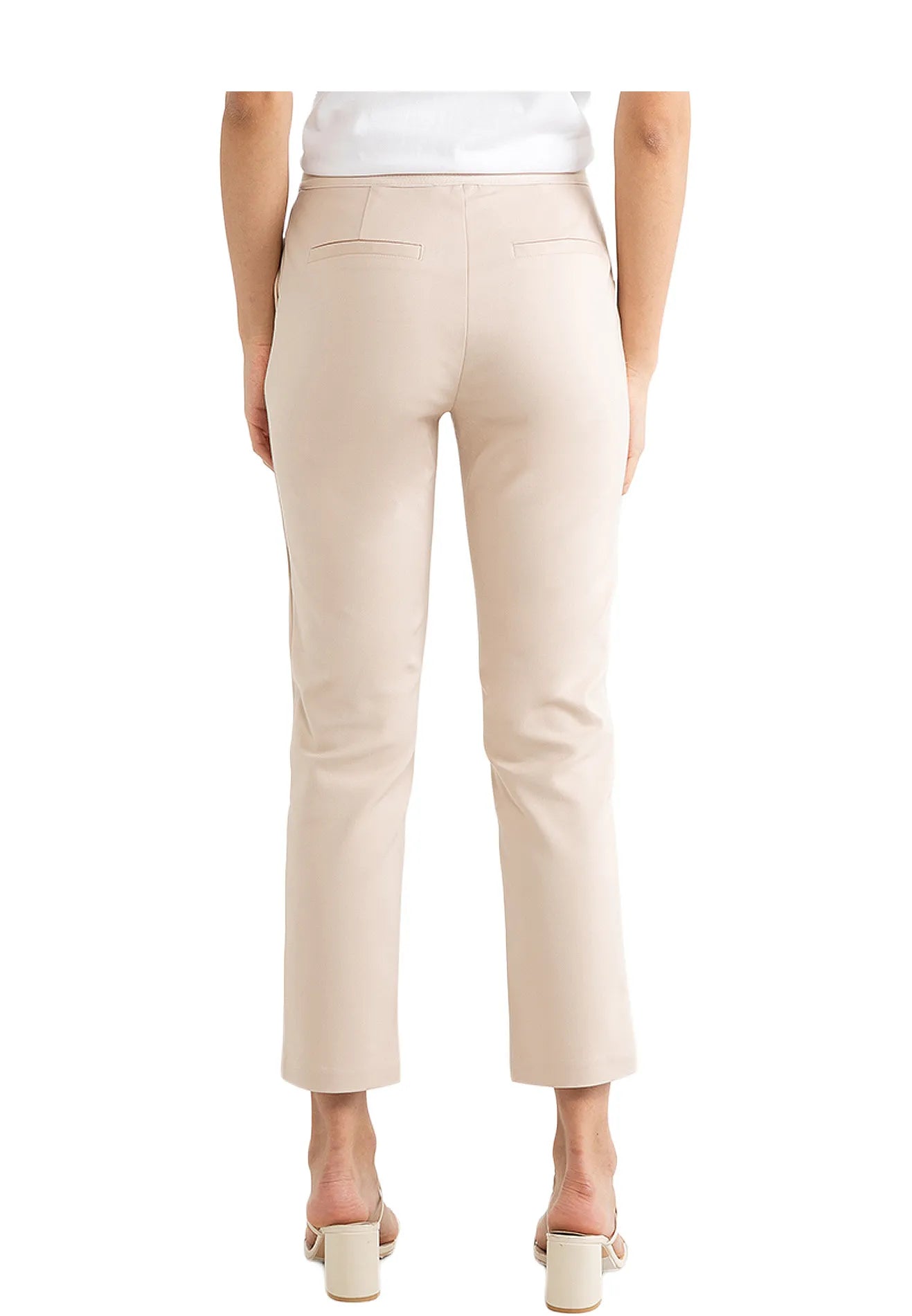 ELLE Apparel Casual Elastic Waistband Long Pants