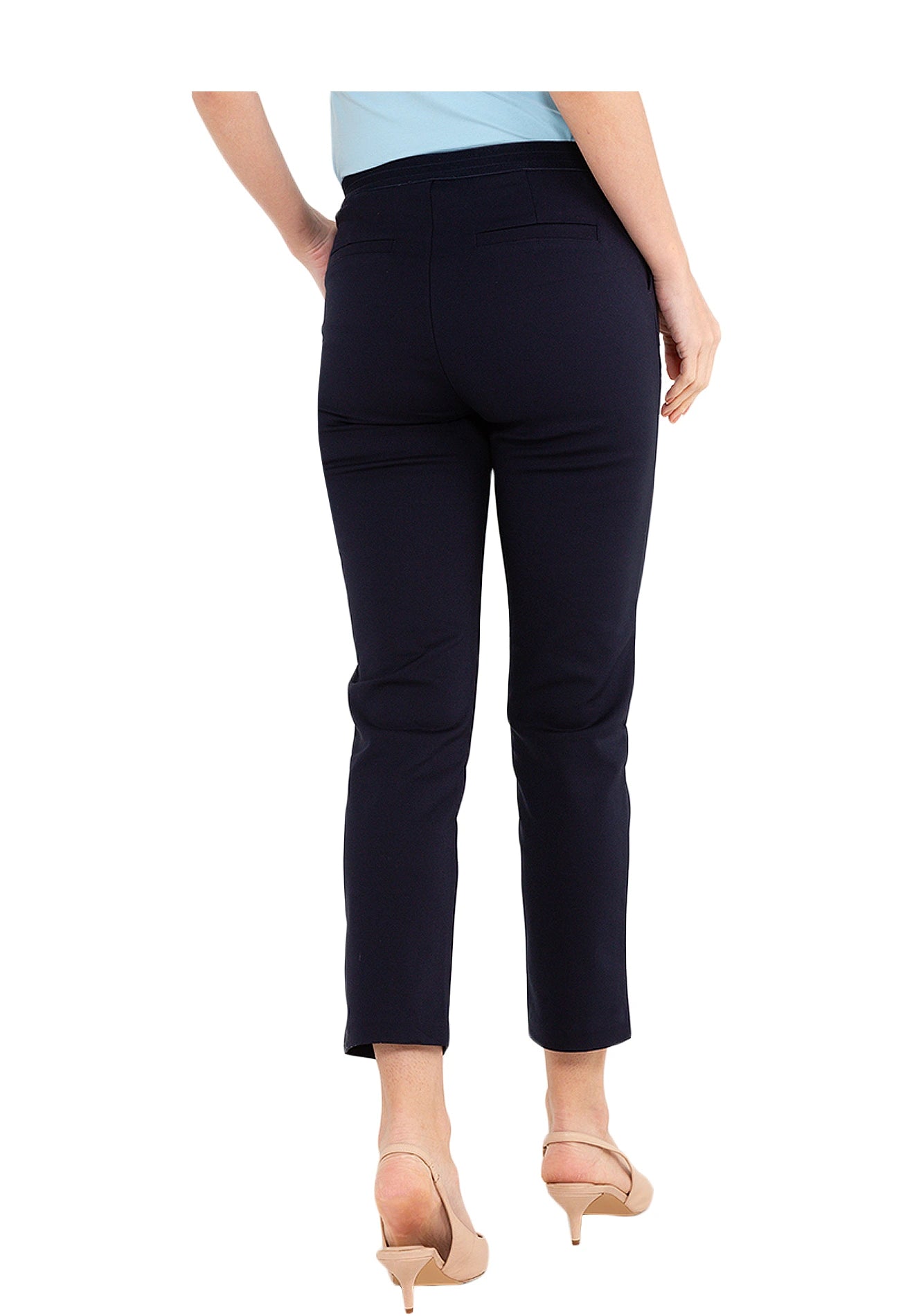 ELLE Apparel Casual Elastic Waistband Long Pants
