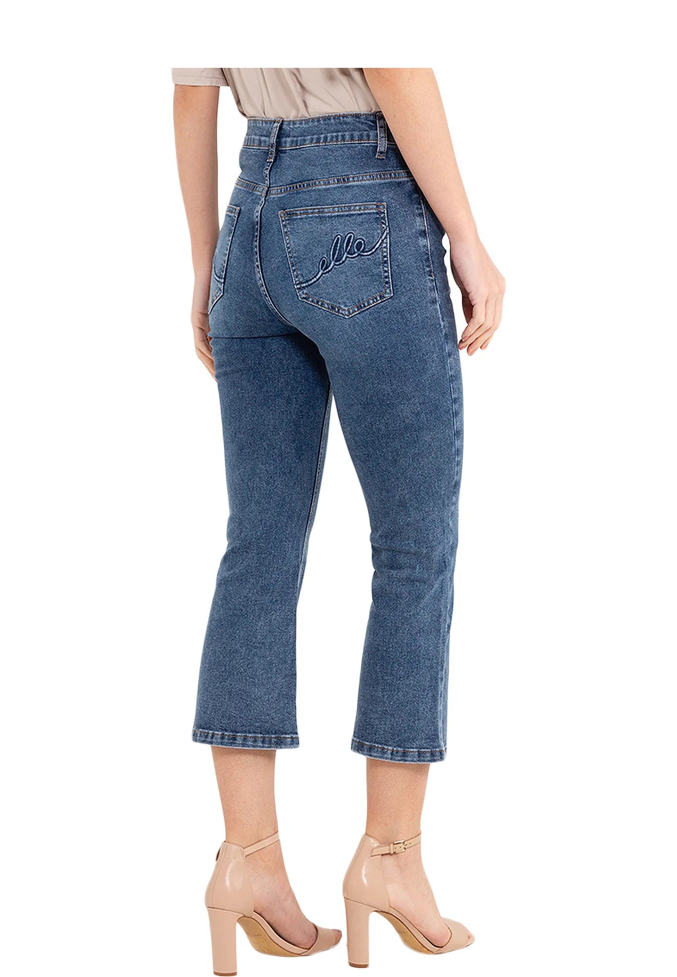 ELLE Apparel Denim Flare Pants