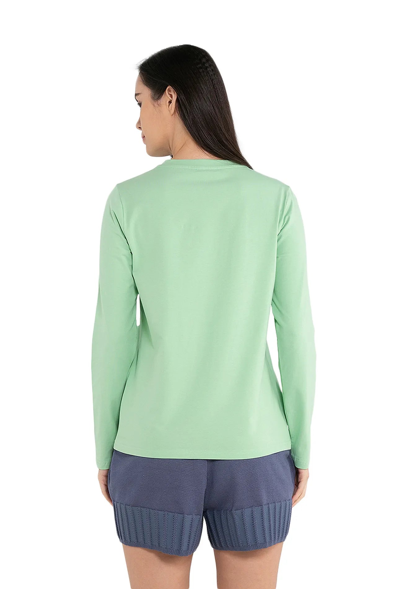 ELLE Active Leisure Logo Basic Long Sleeves Top
