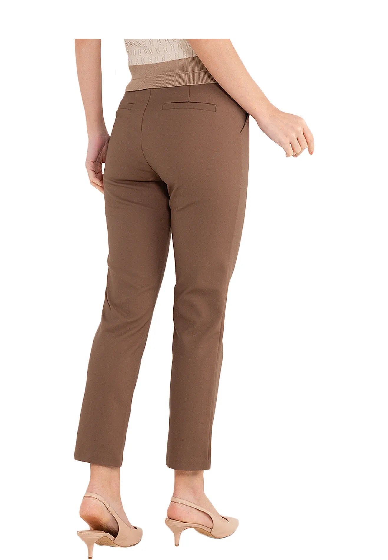 ELLE Apparel Casual Elastic Waistband Long Pants