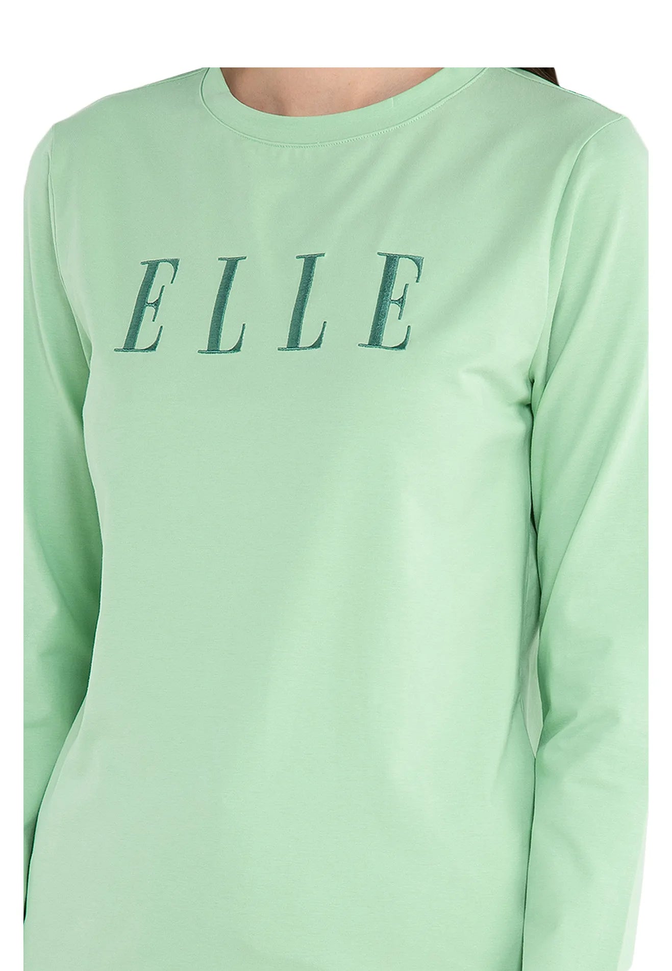 ELLE Active Leisure Logo Basic Long Sleeves Top