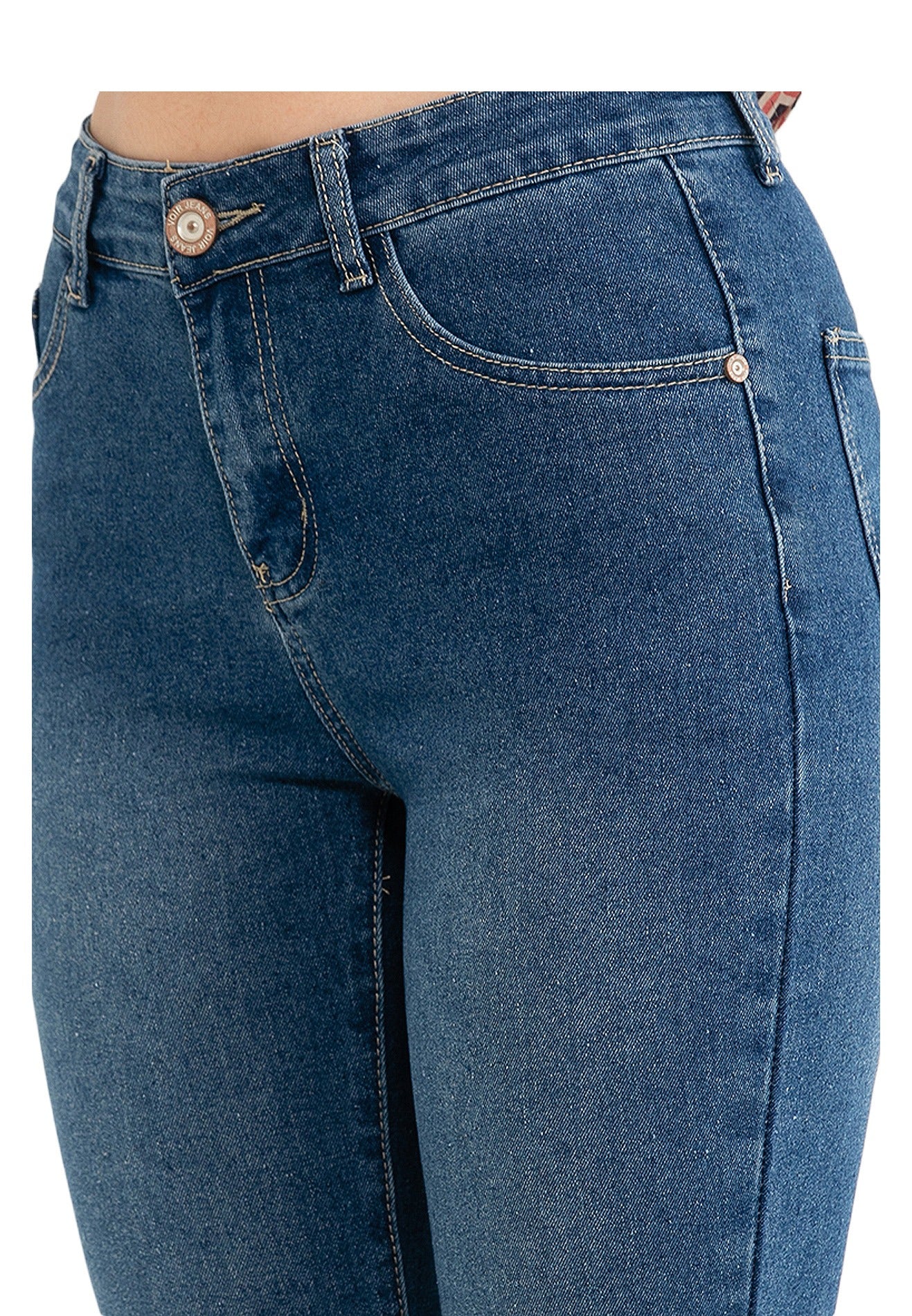 VOIR JEANS Mid-Rise Waist Flare Jeans