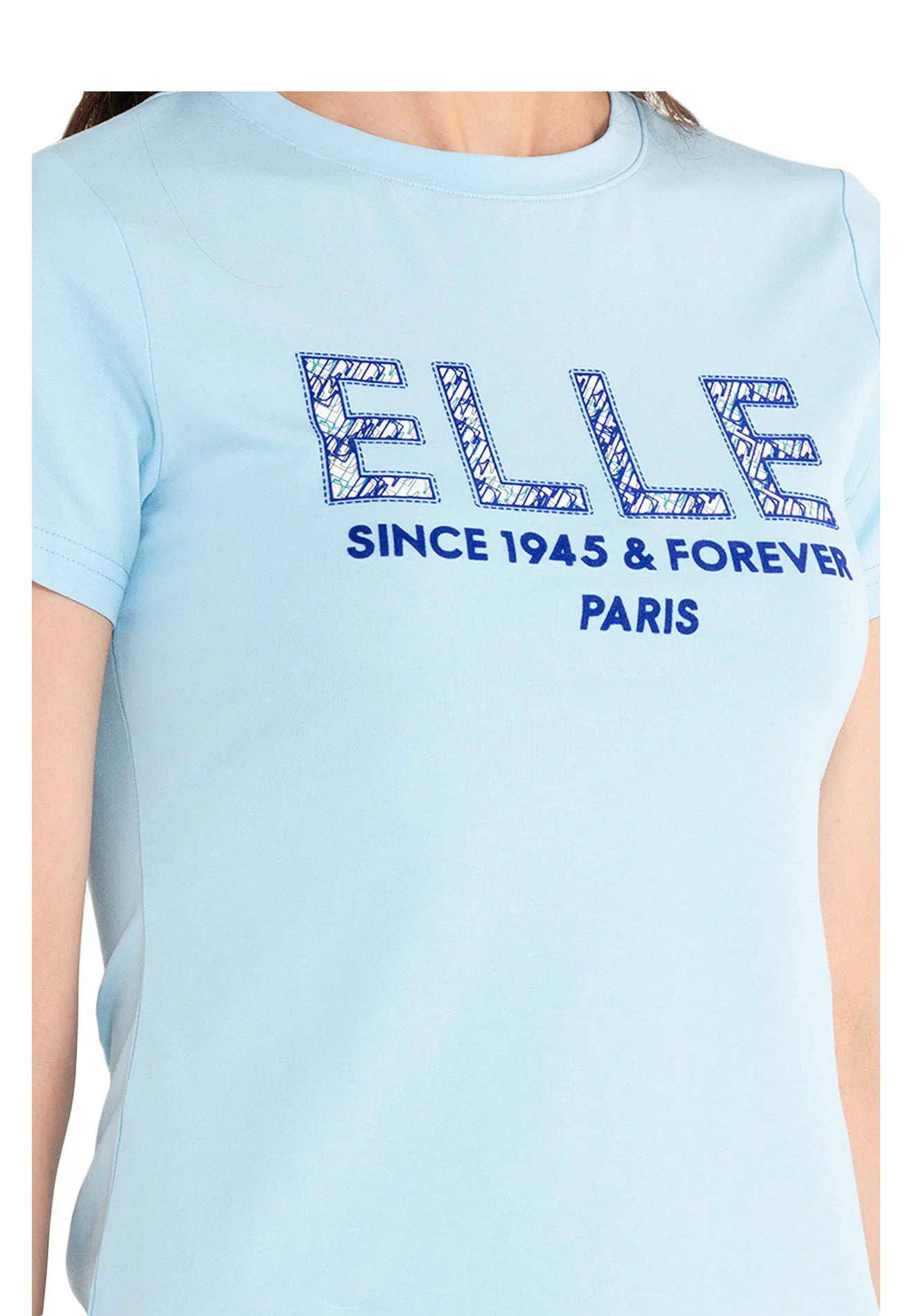 ELLE Leisure ‘Since 1945 & Forever Paris’ Logo Graphic Tee