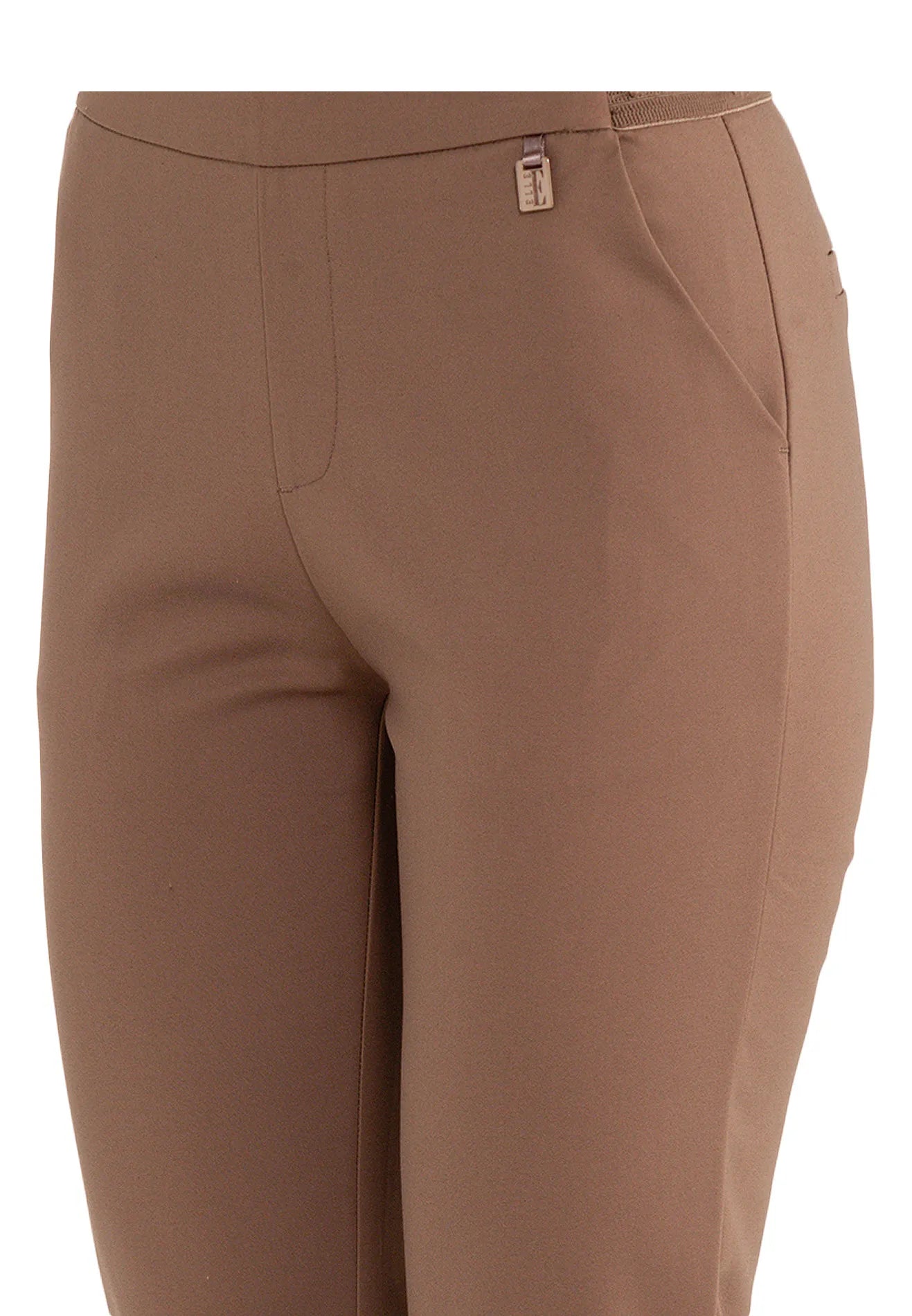 ELLE Apparel Casual Elastic Waistband Long Pants