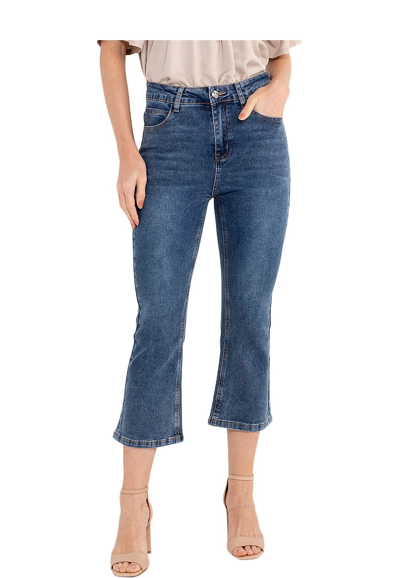 ELLE Apparel Denim Flare Pants