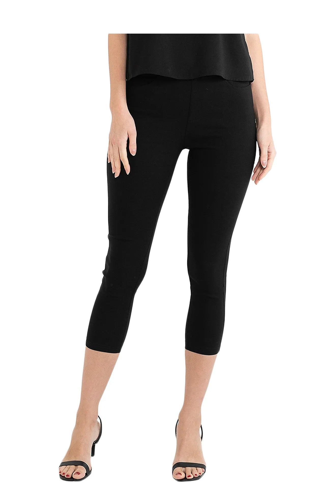 VOIR JEANS High Elastic Waist Ankle Length Jeggings