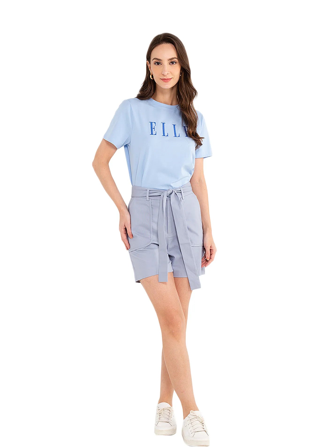 ELLE Leisure Basic Cotton Logo Tee