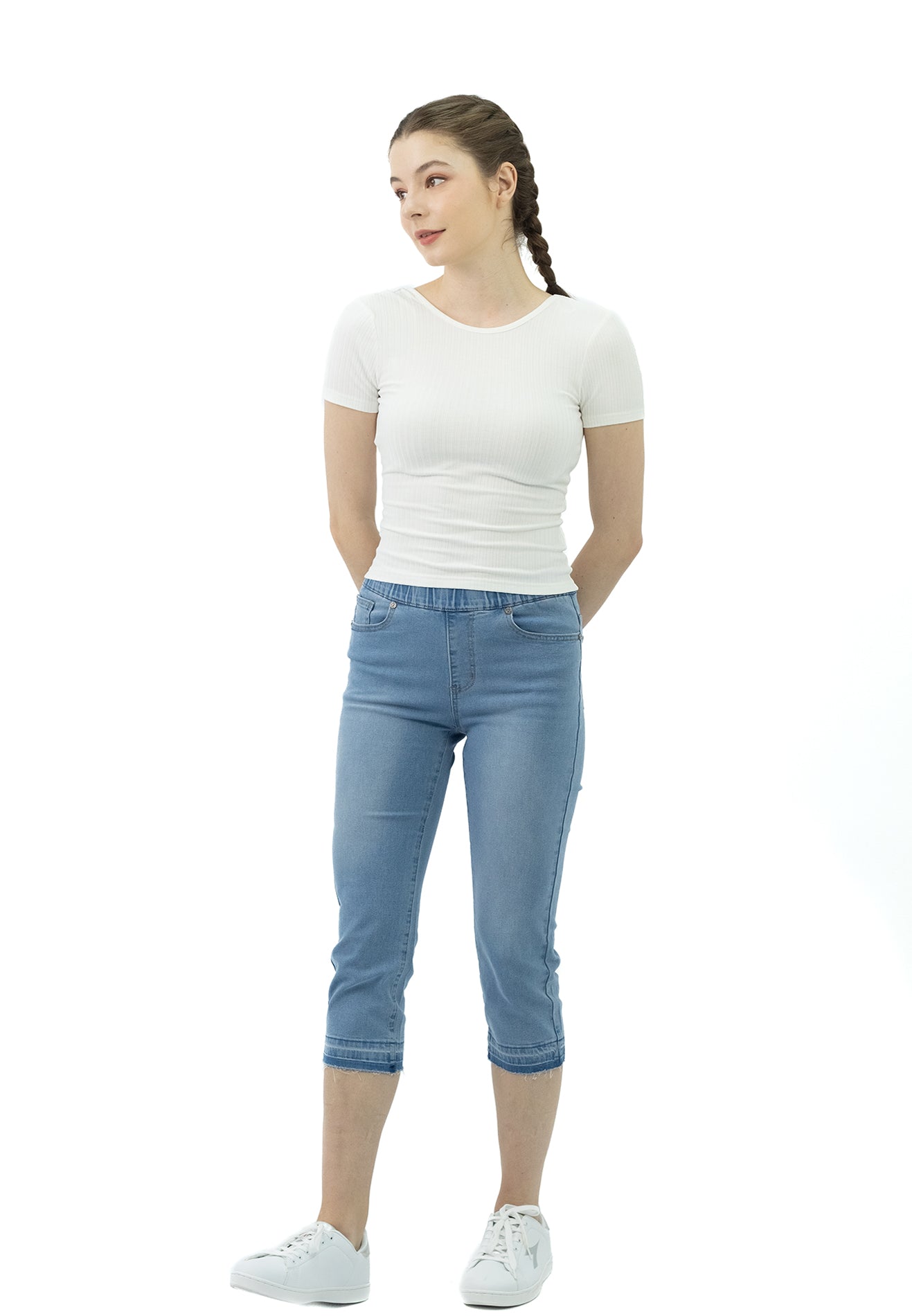 VOIR JEANS Knee Length Denim Jeggings