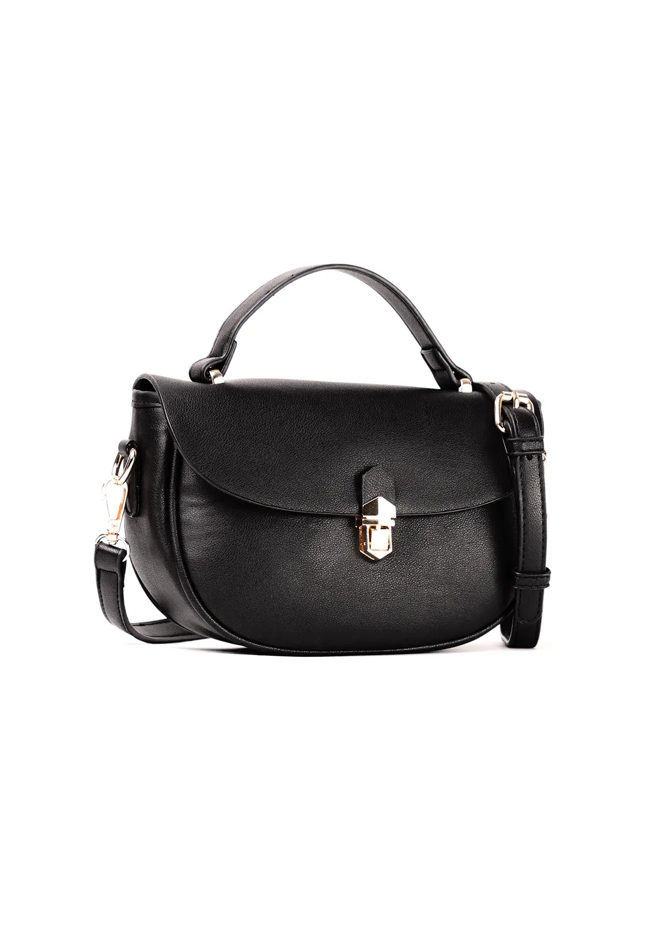 VOIR LOUISE Top Handle Saddle Bag