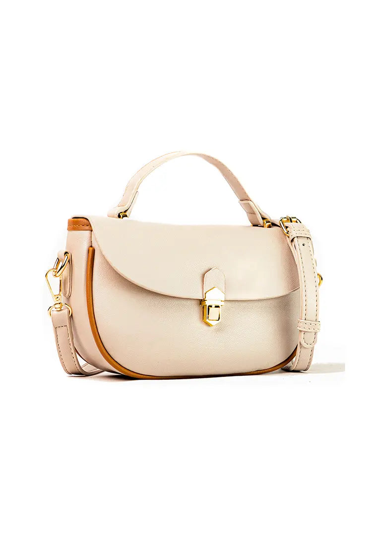 VOIR LOUISE Top Handle Saddle Bag