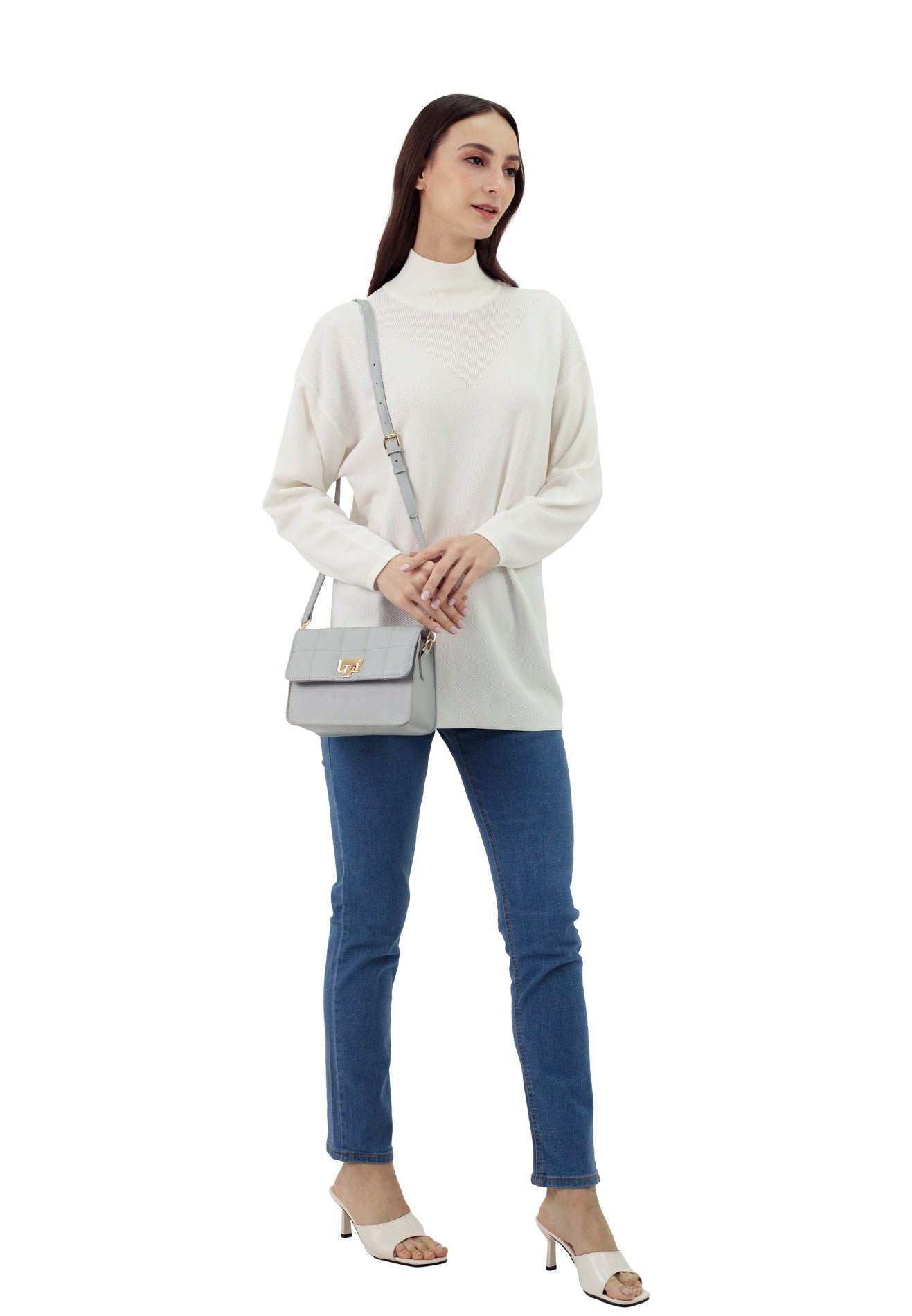 VOIR Boxy Puff Flap Crossbody Bag