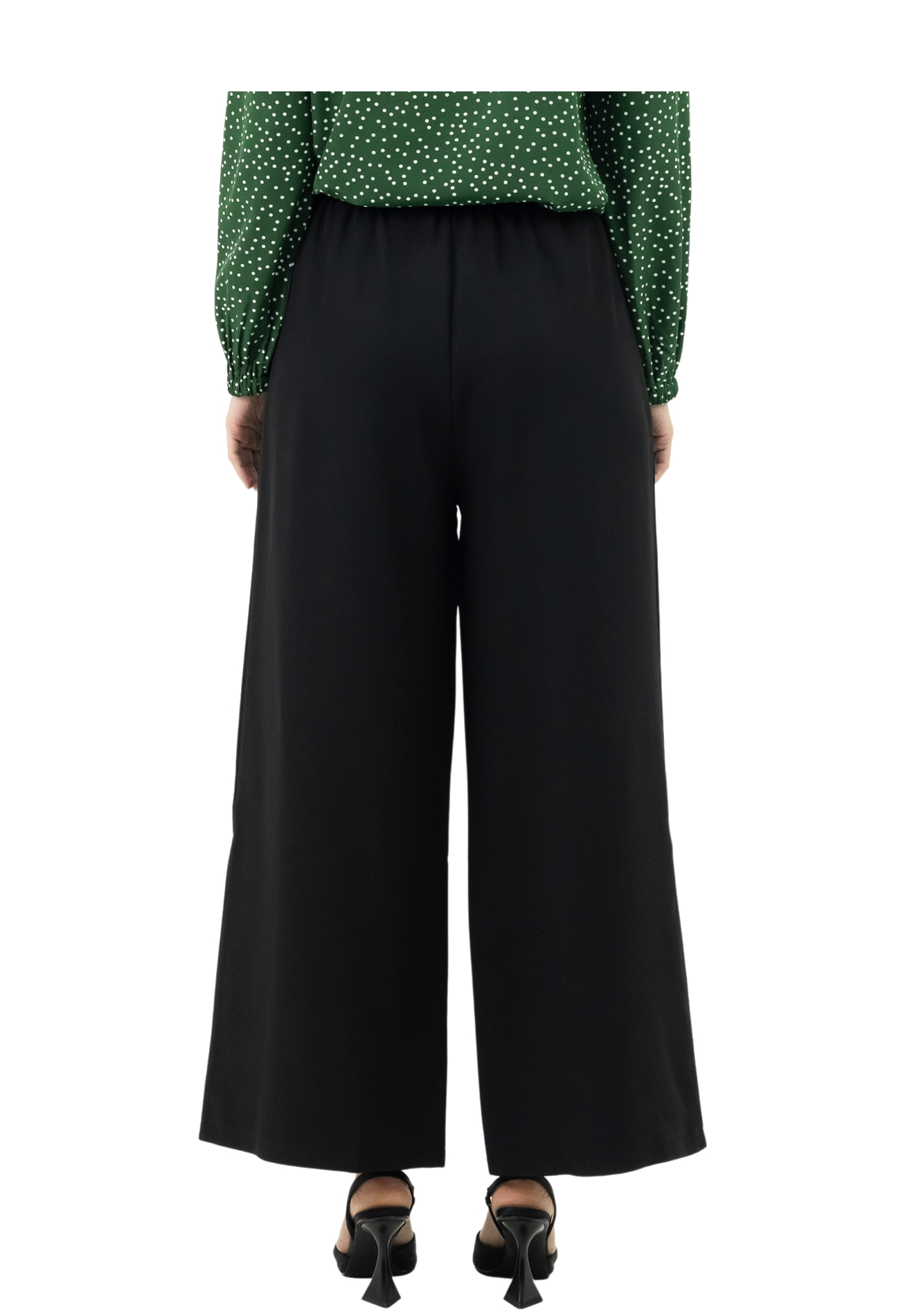 DAISY By VOIR Pleated Wide Leg Trousers