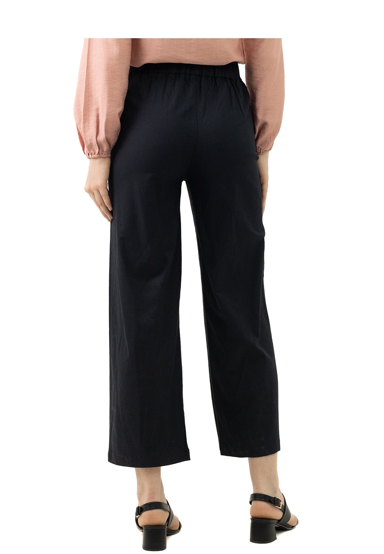 DAISY By VOIR Wide Leg Cotton Culottes Pants