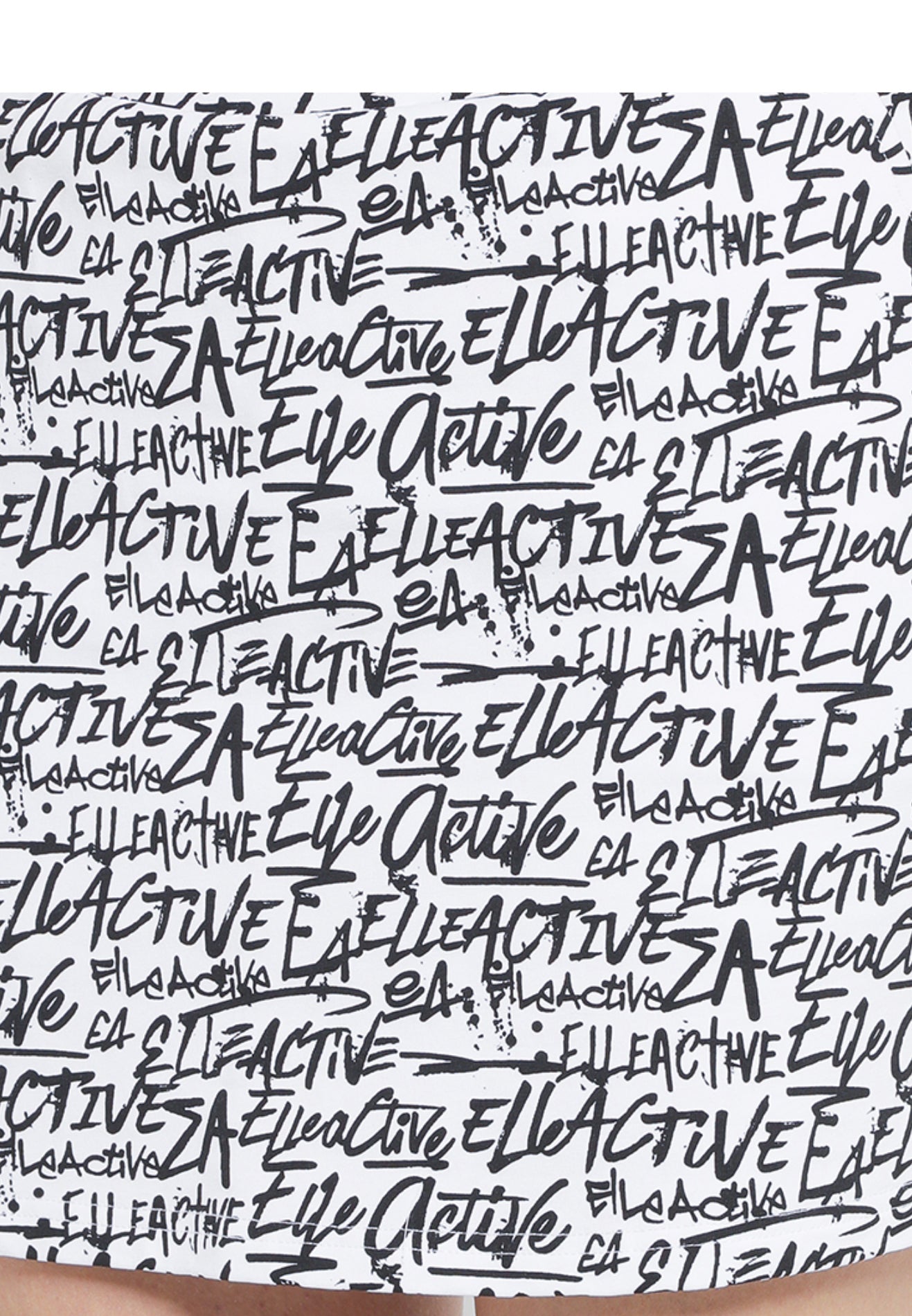 ELLE Active All Over Wording Print Skirt