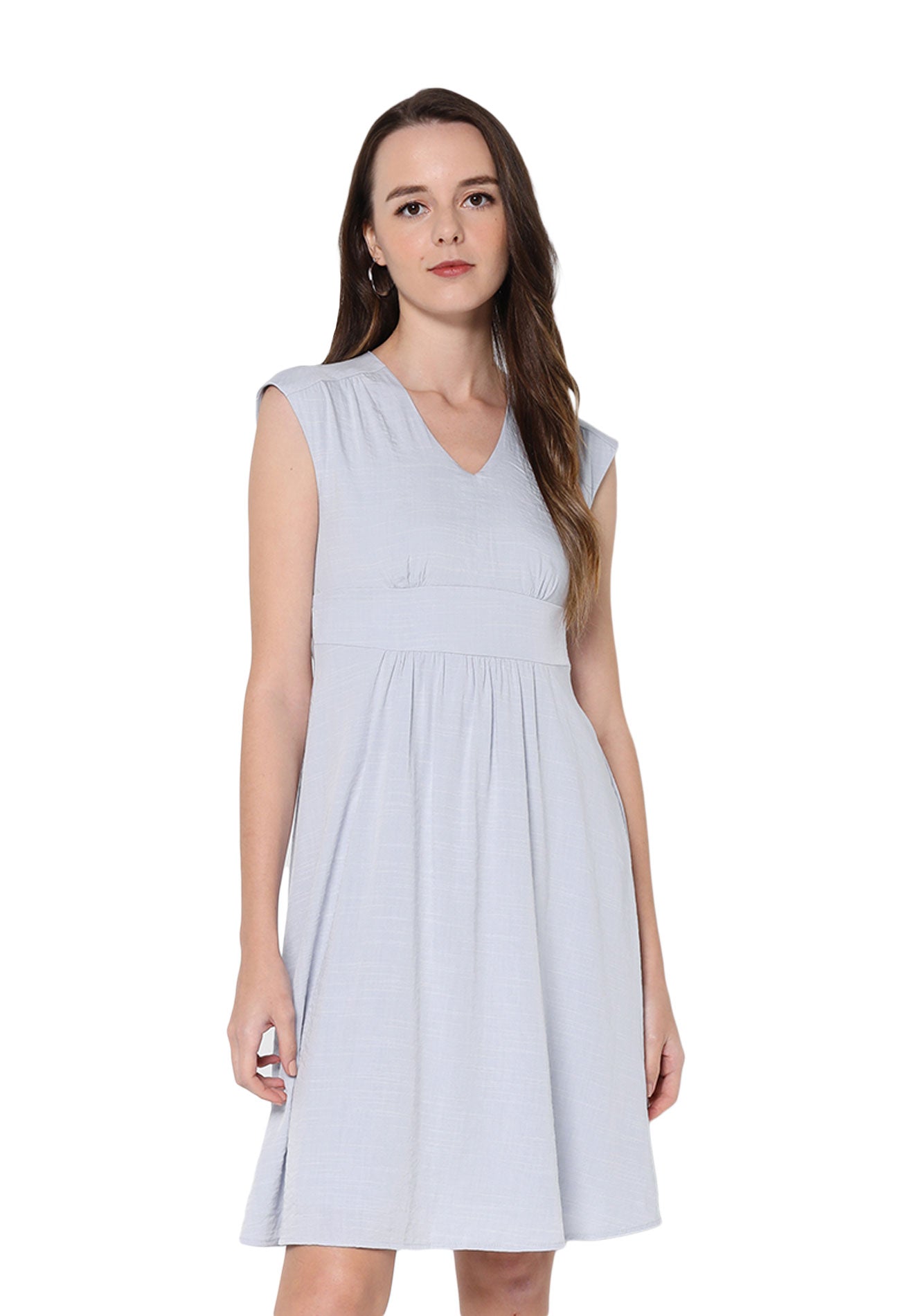 ELLE V-Neck Day Dress