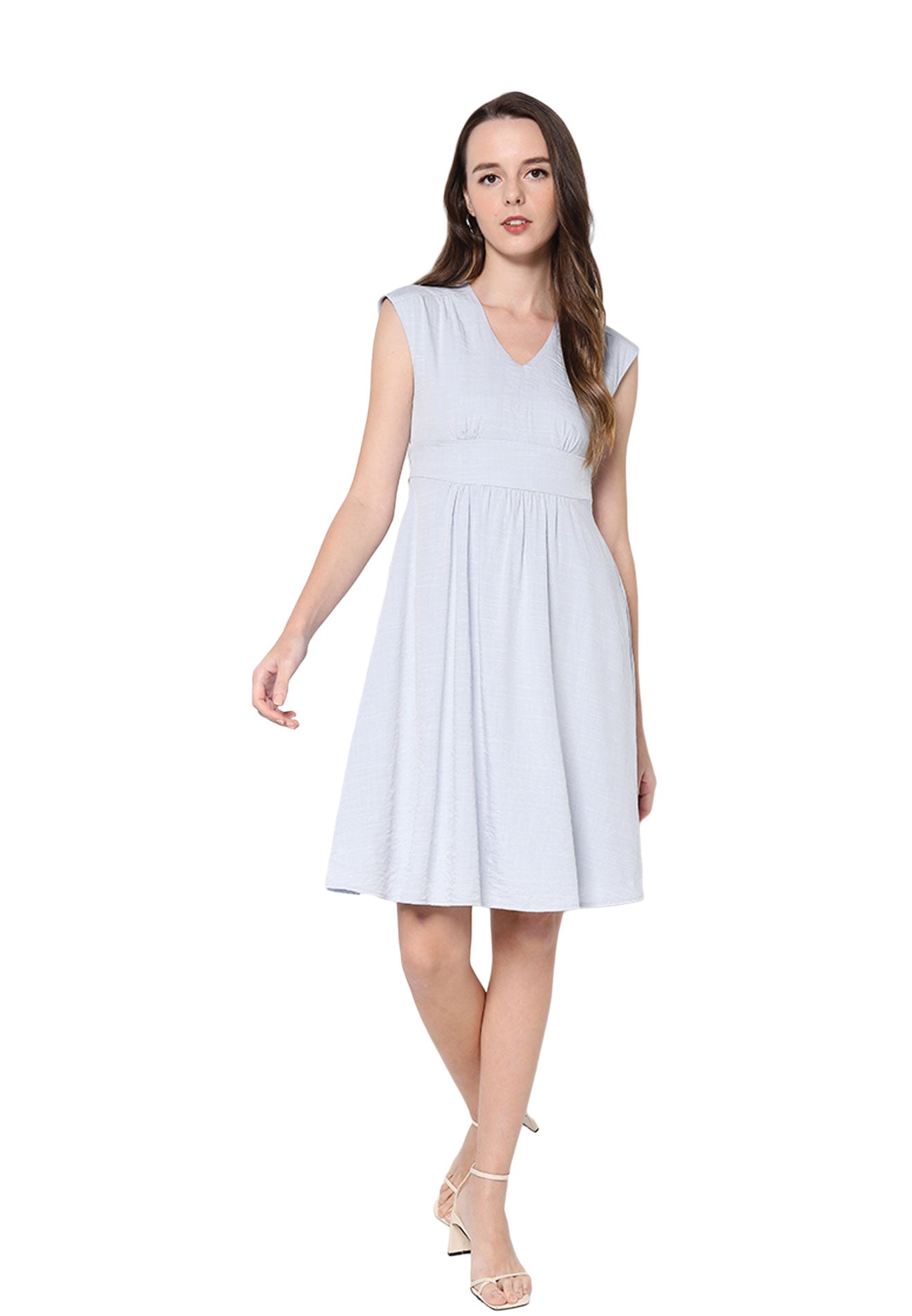 ELLE V-Neck Day Dress