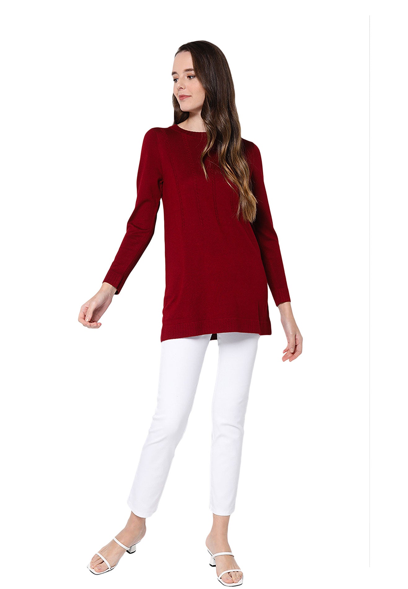 VOIR JEANS Knitting Long Top