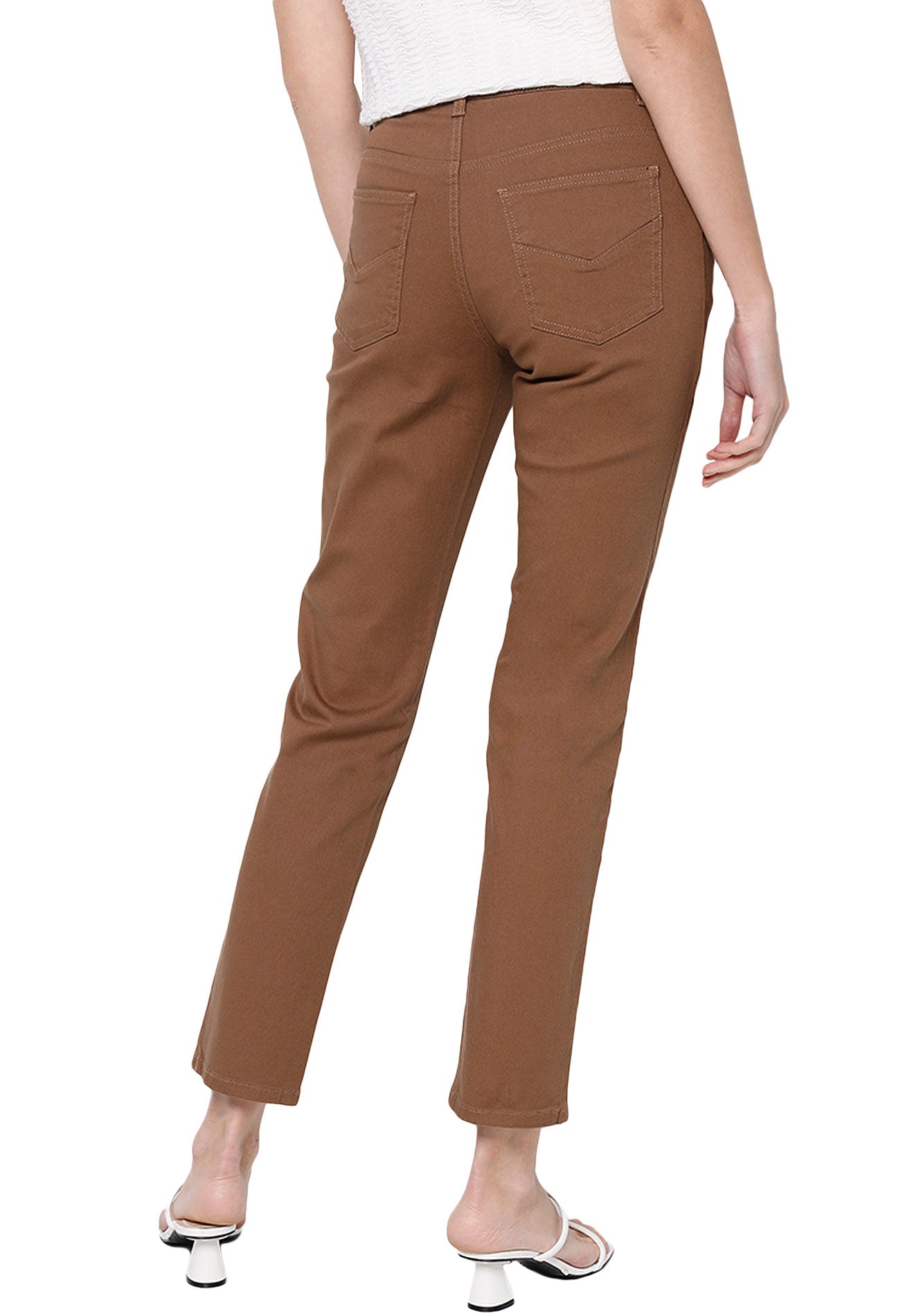 VOIR JEANS #302 High Rise Straight Cut Pants