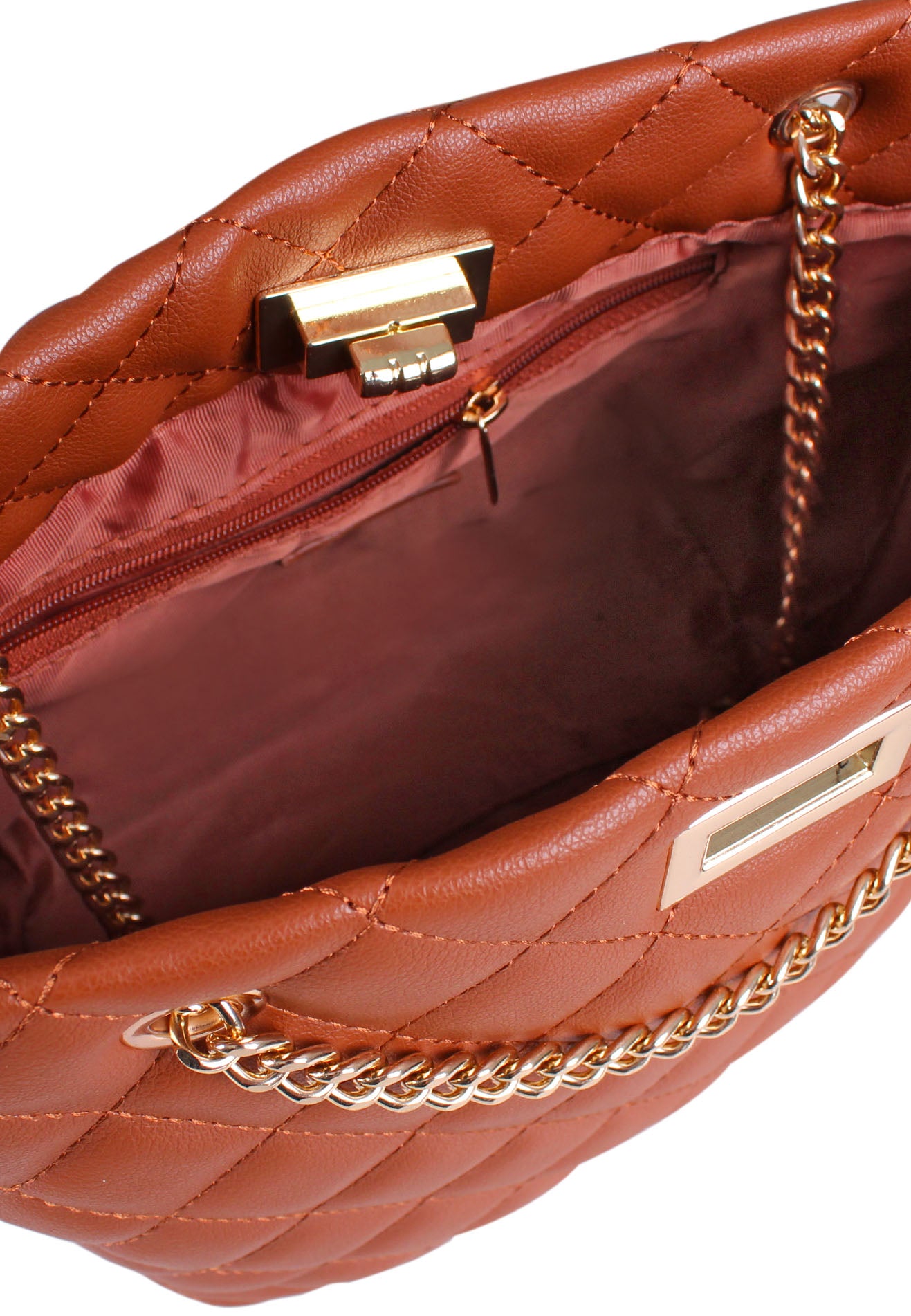 VOIR Quilted Shoulder Chain Bag