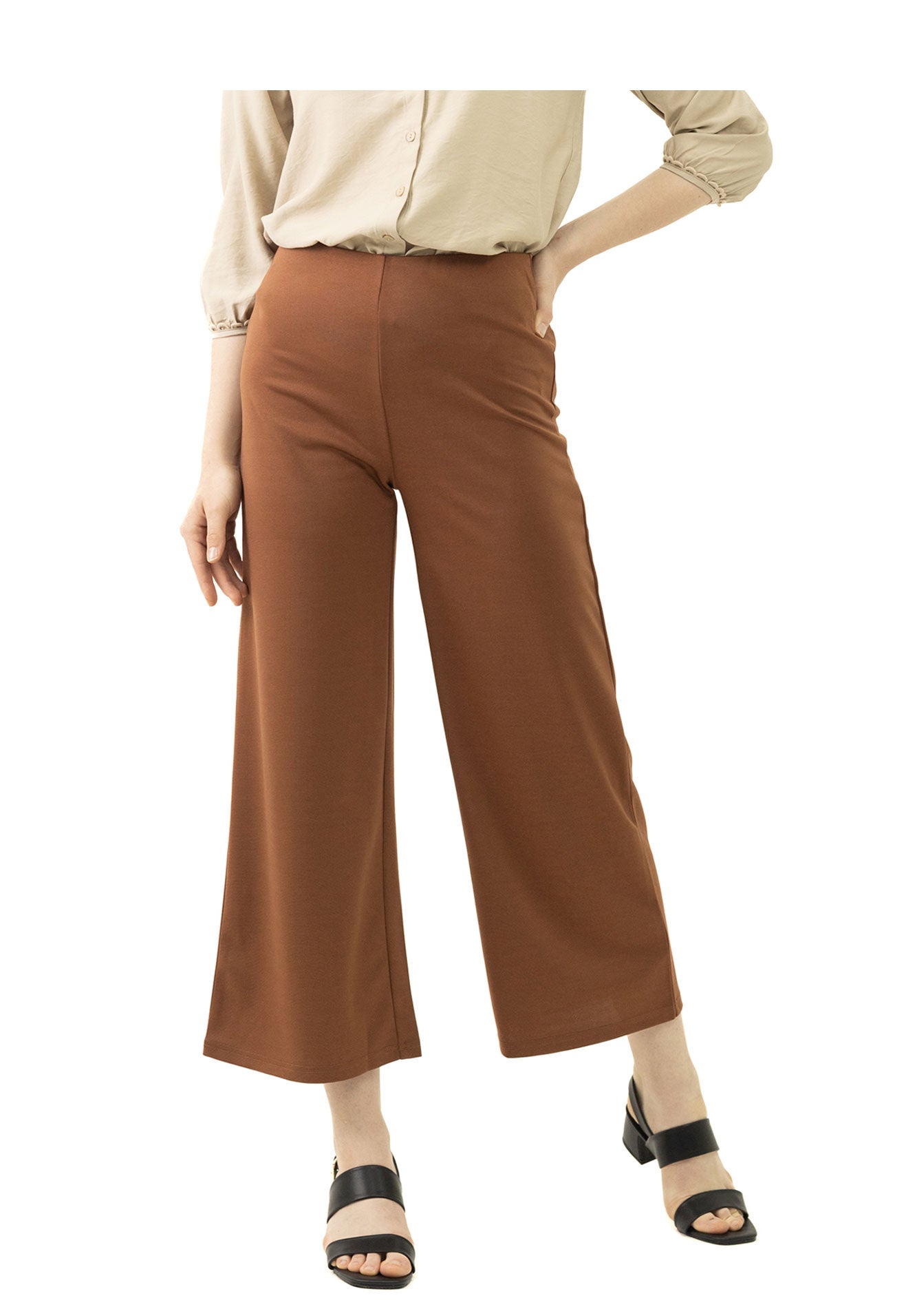 DAISY By VOIR Stretchy Wide Leg Pants