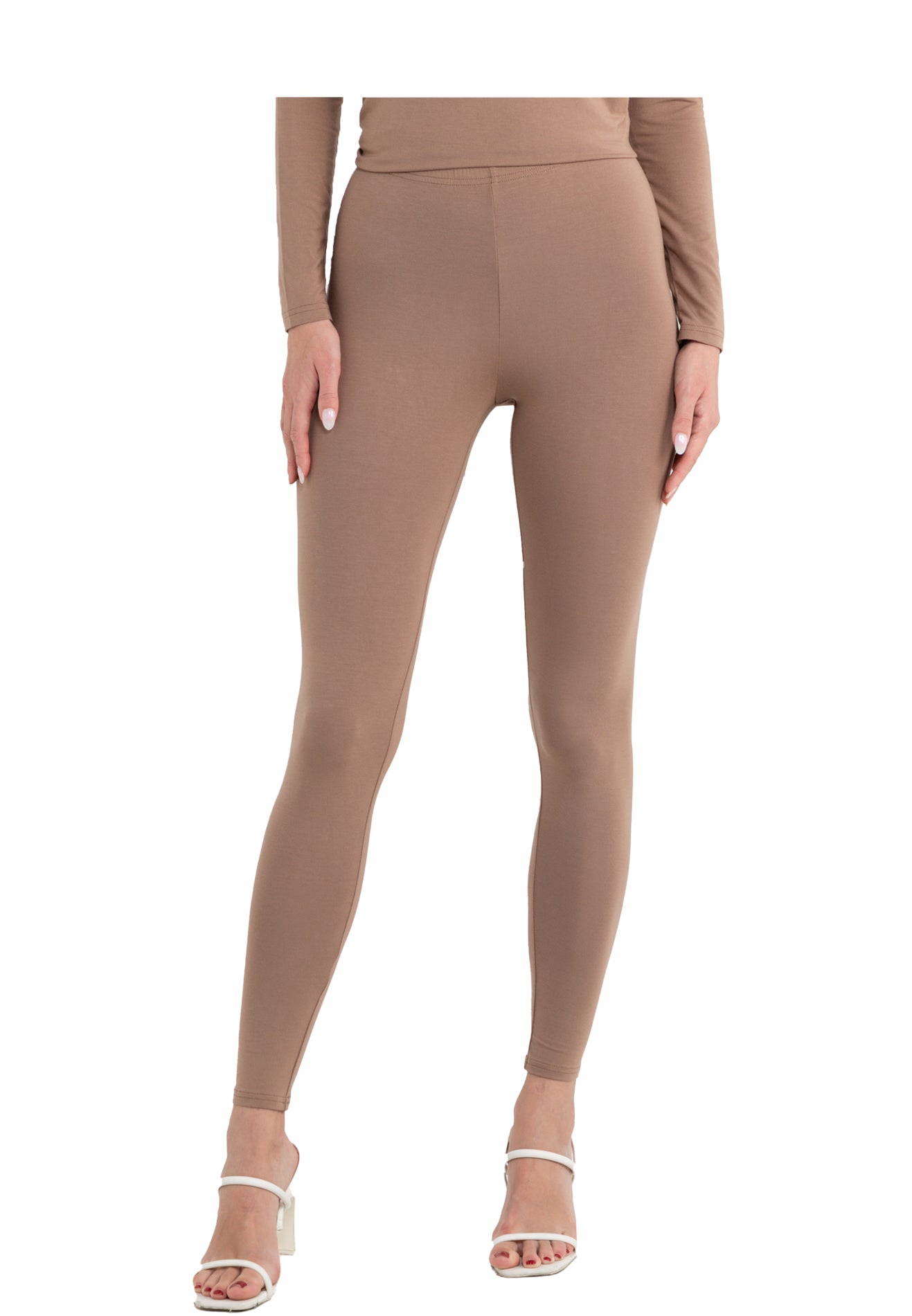 ELLE Leisure Plain Capri Leggings – VOIR GALLERY