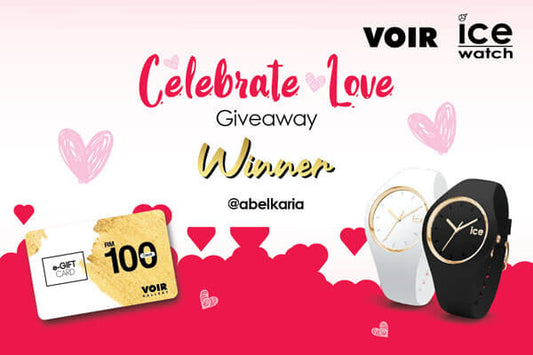 Giveaway Winner VOIR Ice-Watch