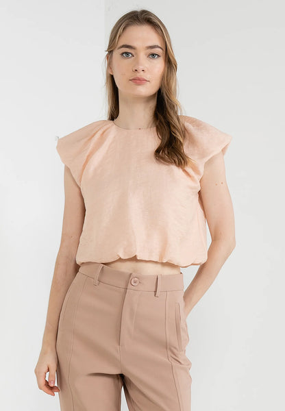 ELLE Apparel Summer Vibes Puffy Top