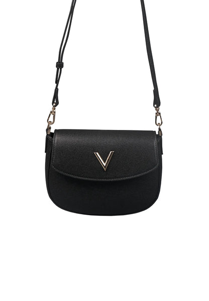VOIR VERA Iconic 'V-series'  Saddle Flap Bag