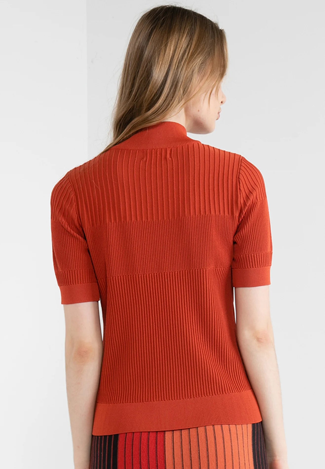 ELLE Apparel Logo Knitted Top
