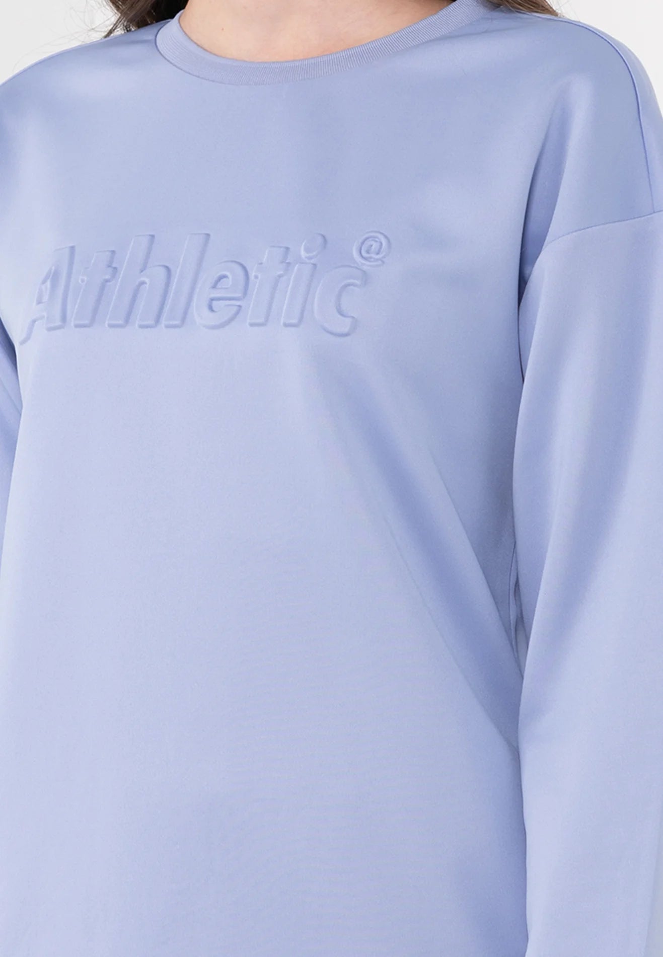 VOIR JEANS Athletic' Embossed Print Sweater