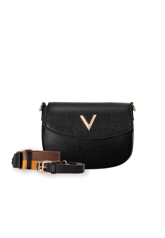 VOIR VERA Iconic 'V-series'  Saddle Flap Bag