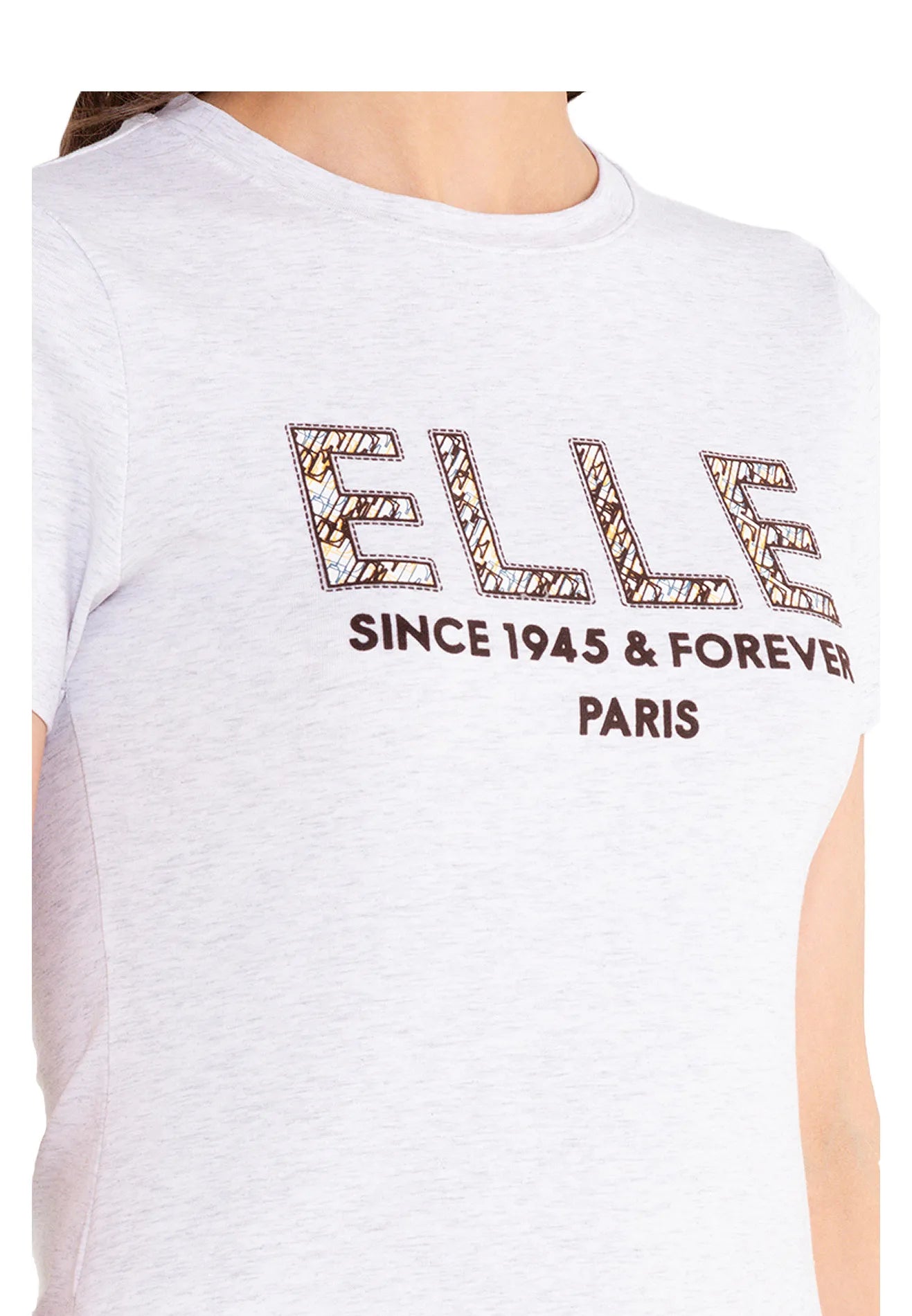 ELLE Leisure ‘Since 1945 & Forever Paris’ Logo Graphic Tee