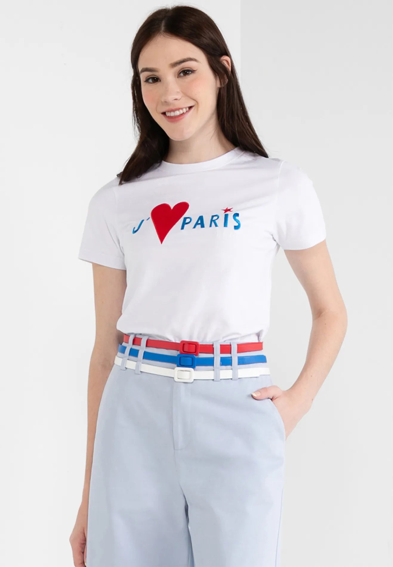 Be Paris Collection: 'J' LOVE Paris' Graphic Tee