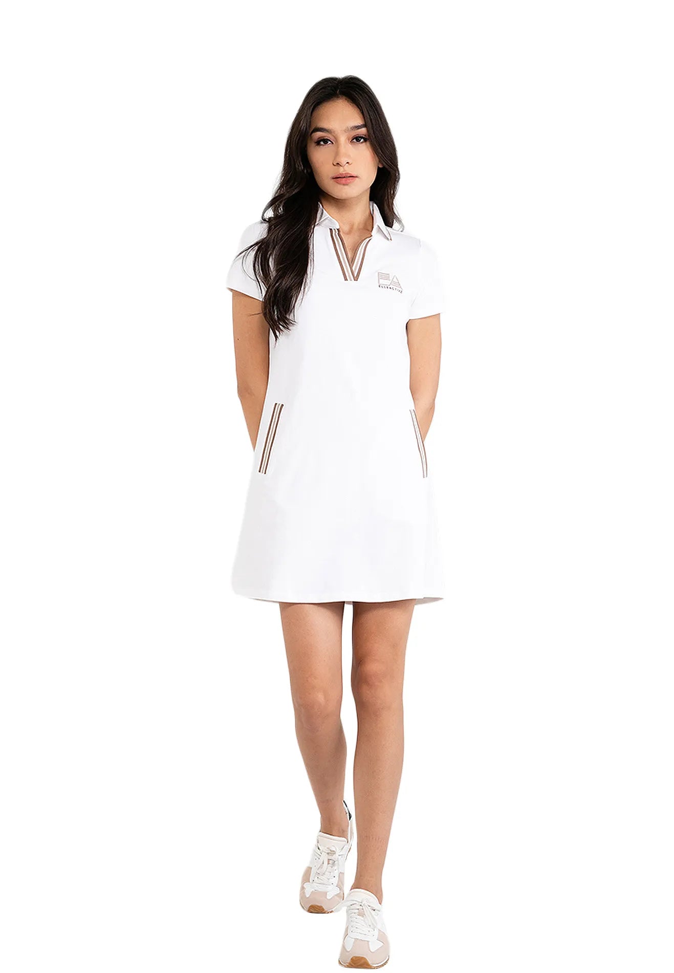 Short sleeve tennis dress discount