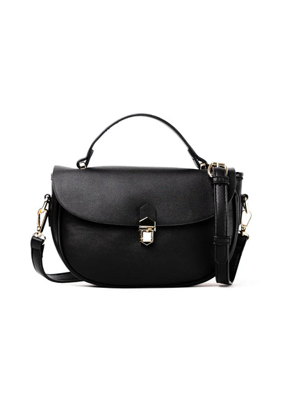 VOIR LOUISE Top Handle Saddle Bag