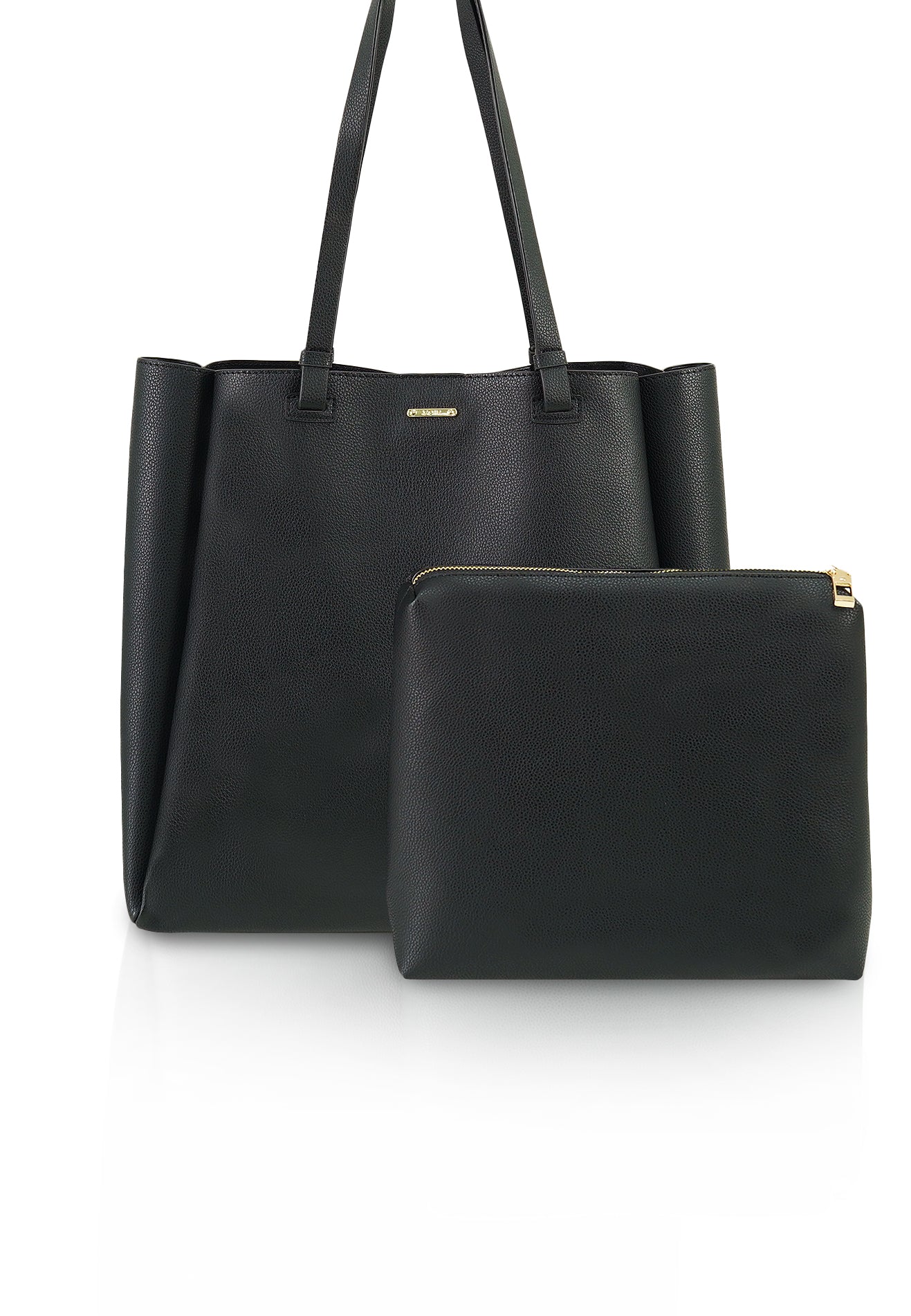 VOIR LINDA Tote Bag with Inner Pouch