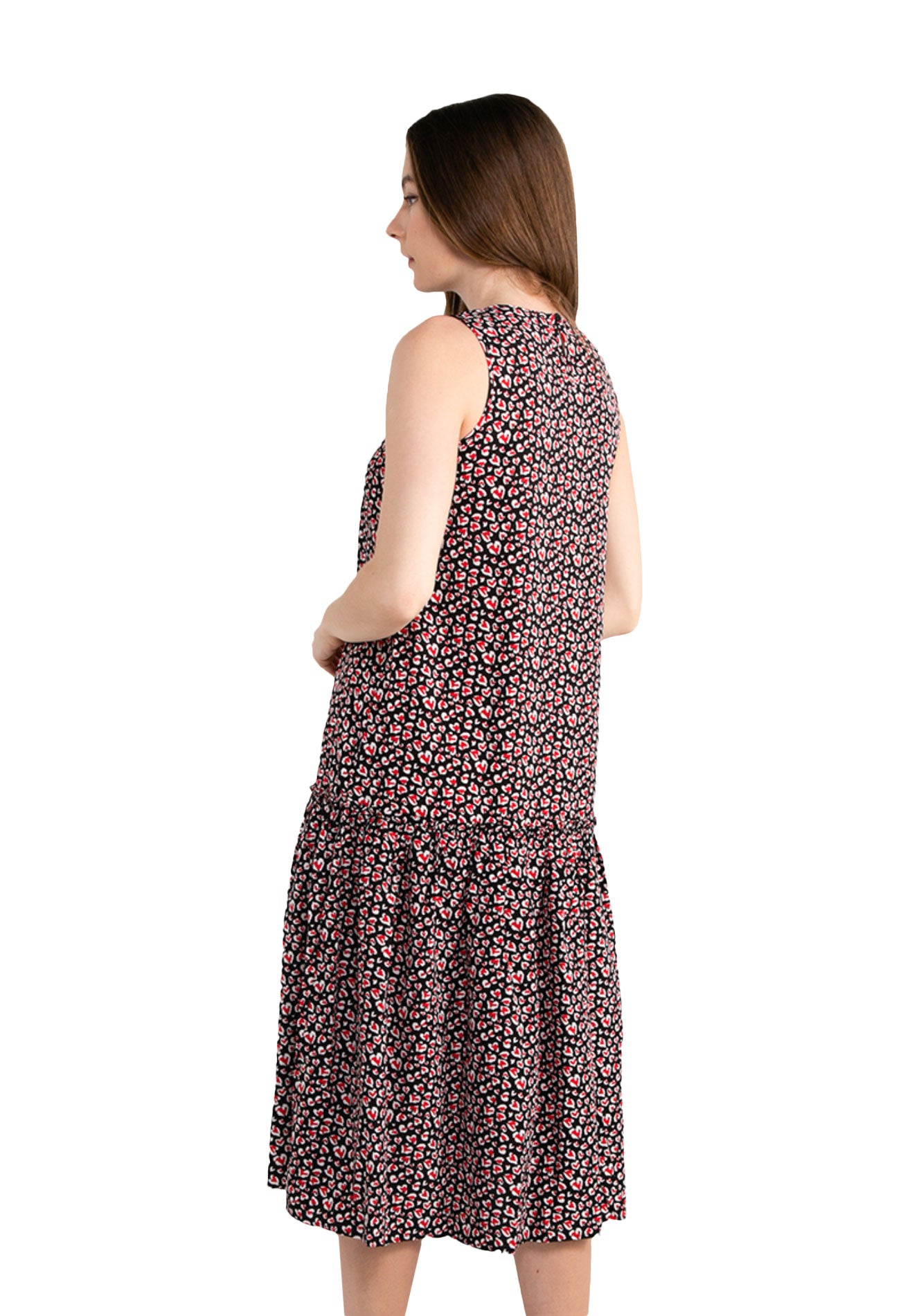 voir-jeans-heart-print-ruffle-maxi-dress