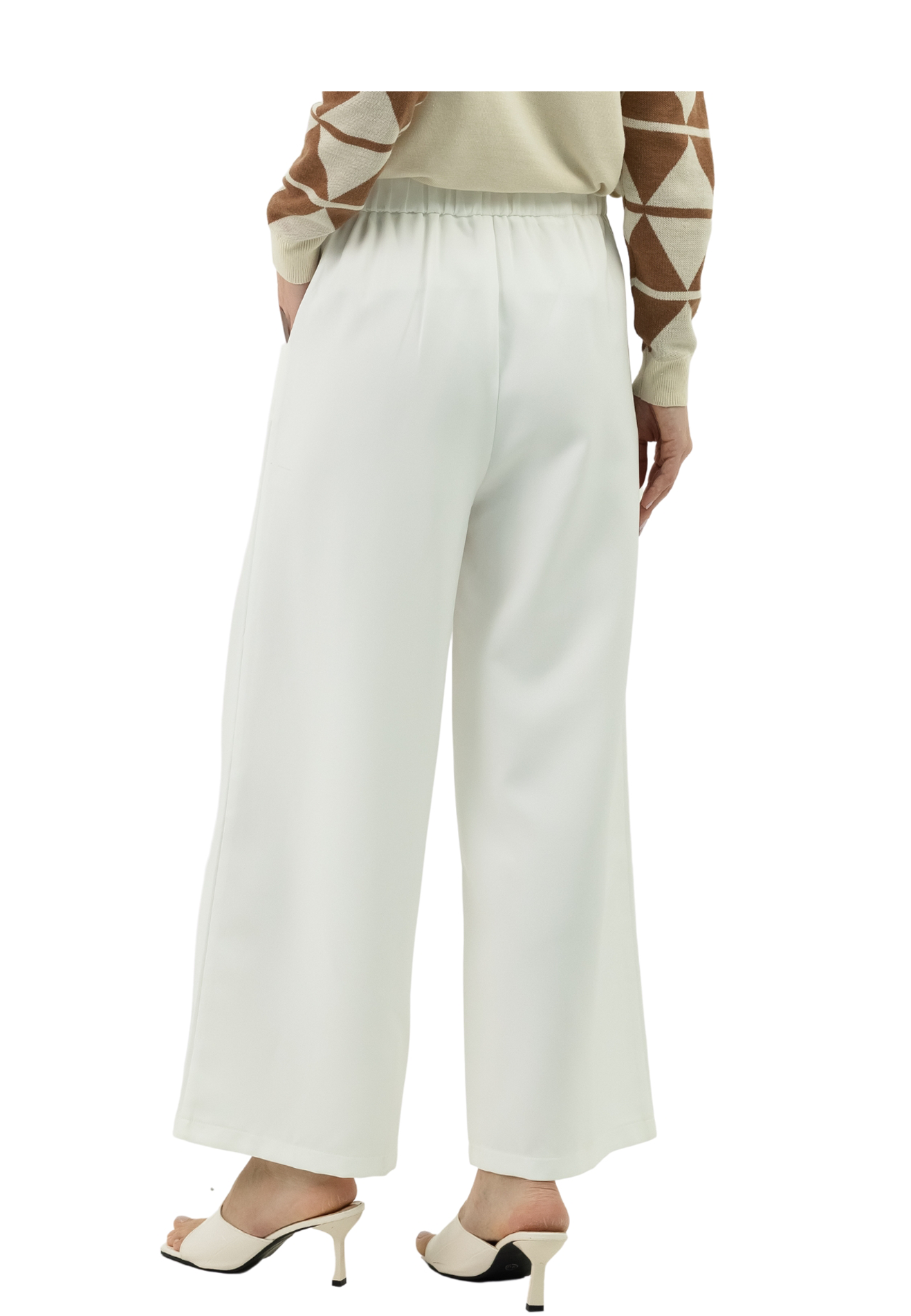 DAISY By VOIR Pleated Wide Leg Trousers