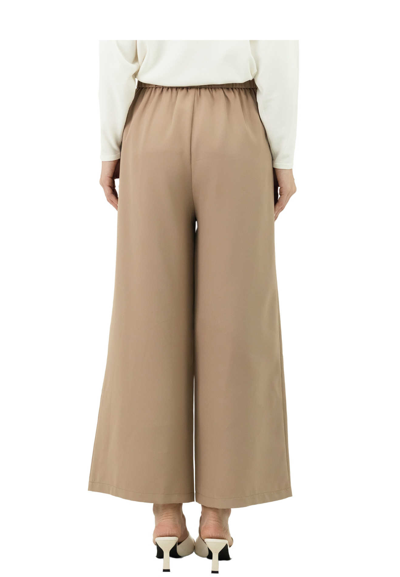 DAISY By VOIR Pleated Wide Leg Trousers