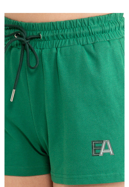 ELLE Active Classic Logo High Waist Sweat Shorts