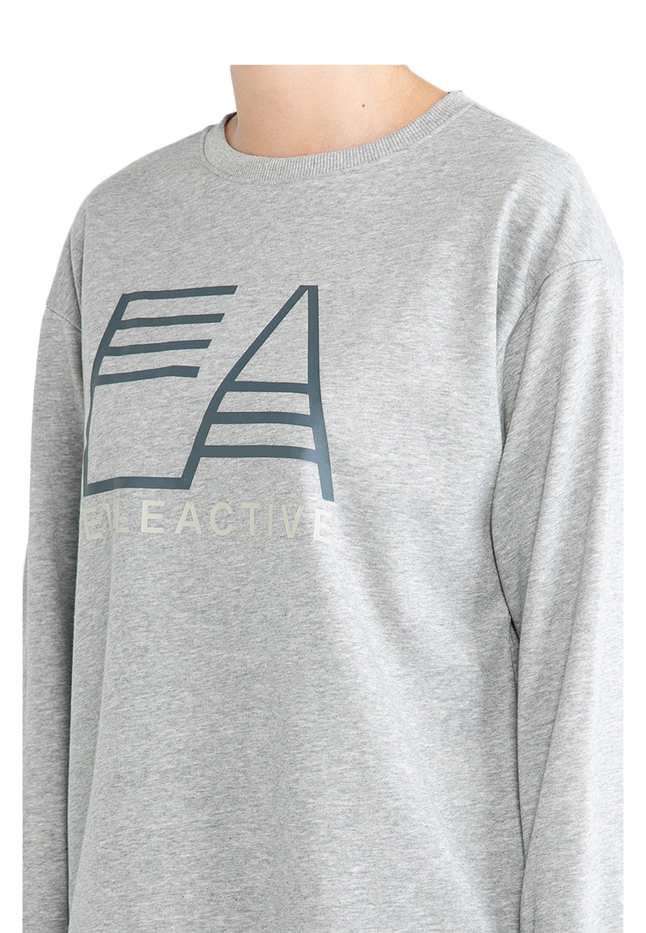 ELLE Apparel Active Logo Oversized Basic Sweatshirt