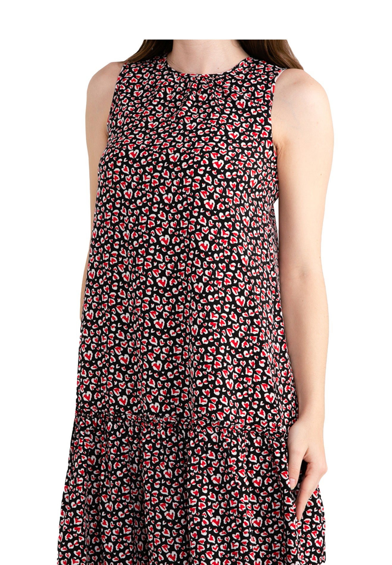 voir-jeans-heart-print-ruffle-maxi-dress